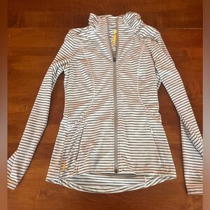 LOLE striped athletic zip up jacket